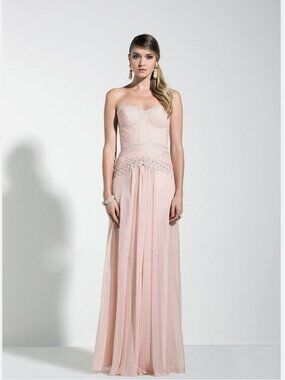 Mignon Embroidered Beaded Gown